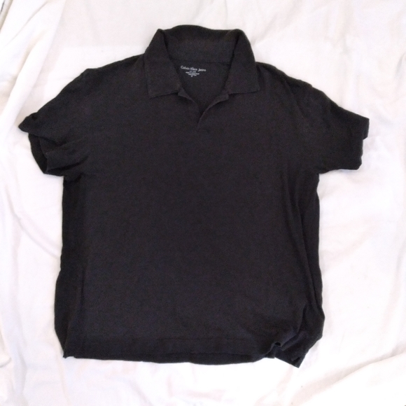 Calvin Klein Jeans open neck tshirt sz XL - Picture 3 of 7